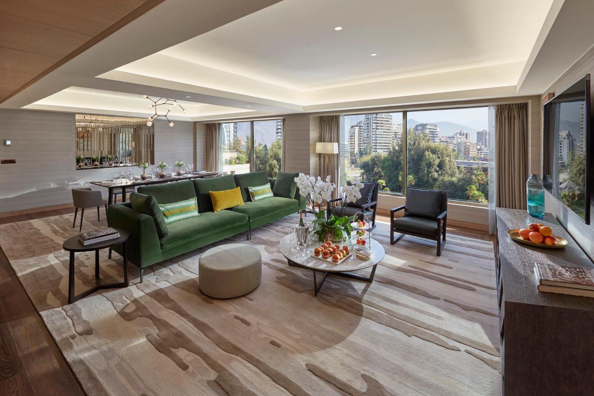 فندق Mandarin Oriental, سانتياغو المظهر الخارجي الصورة The Living Room of the Presidential Suite